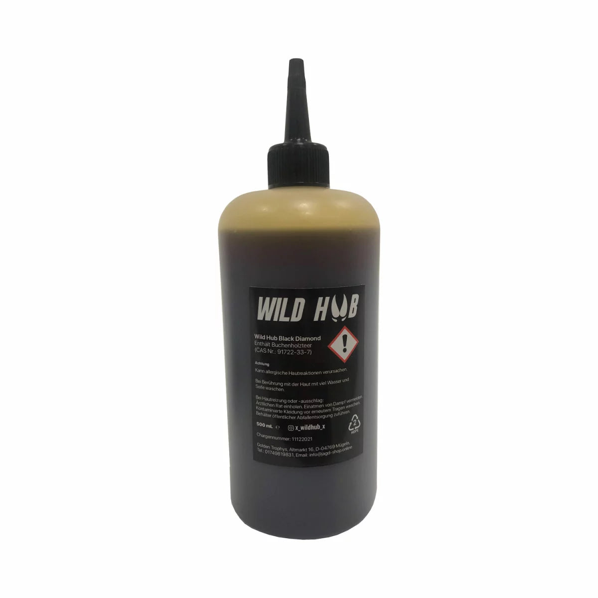 WILD HUB "Black Diamond" - Lockmittel für Schwarzwild / Sauen, 500ml