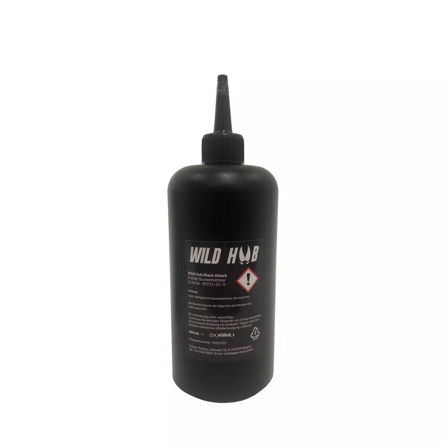 WILD HUB "Black Attack" - Lockmittel für Schwarzwild / Sauen, 500ml